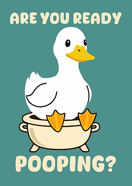 Duck on Toilet: Are You Ready?