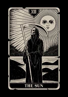 Death Sun Tarot Card