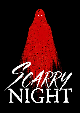 Scary Night Ghost Illustration