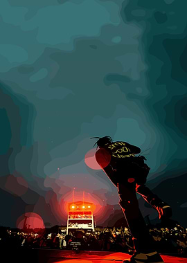 Travis Scott Concert Digital Art