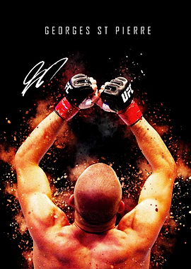 Georges St Pierre UFC Champion Art