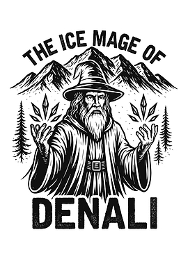 The Ice Mage of Denali Illustration