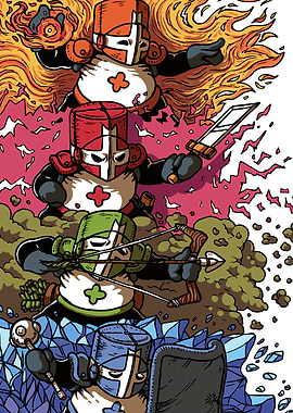 Castle Crashers Knights Elemental Powers