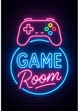 Game Room Neon Sign