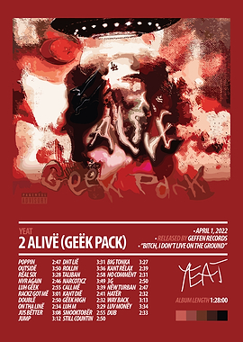 Yeat - 2 Alivë (Geëk Pack) Album Art