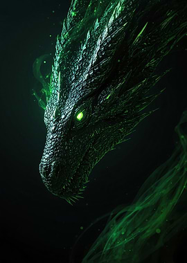 Emerald Shadow Dragon