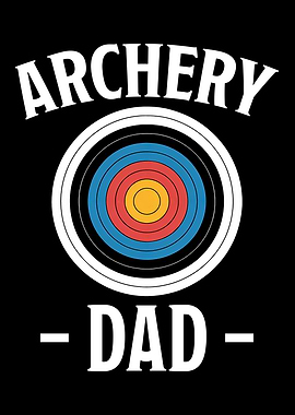 Archery Dad Target Graphic