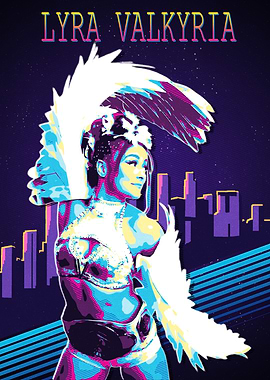 Lyra Valkyria Pop Art Portrait