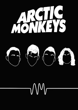 Arctic Monkeys Band Minimalist Poster