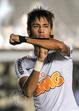 Neymar Jr. Celebration Portrait