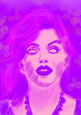 Purple Lady... maybe Marilyn?