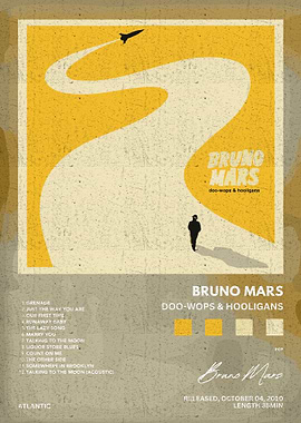 Bruno Mars Doo-Wops & Hooligans Album Art