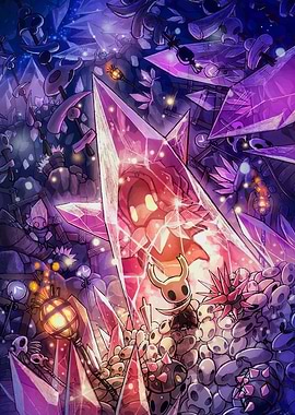 Hollow Knight Crystal Peak Illustration