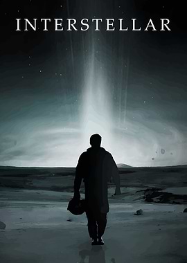 Interstellar Movie Poster Art