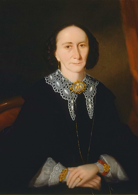 Portrait of a Woman in Black Dress