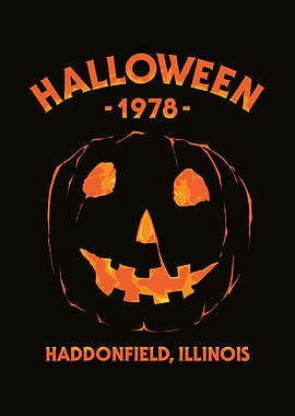 Halloween 1978 Pumpkin Haddonfield Illinois