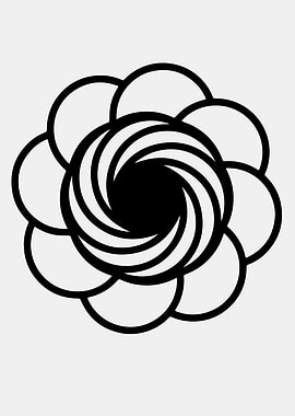 Cosmic Vortex Flower