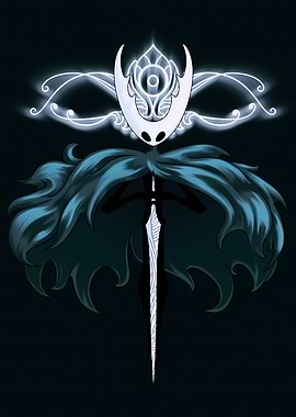 Hollow Knight character digital art