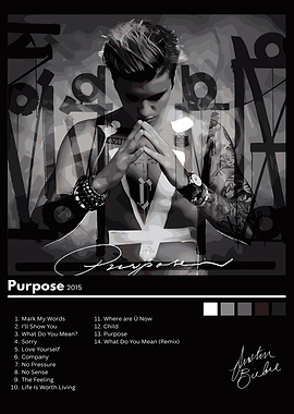 Justin Bieber Purpose Album Cover Art