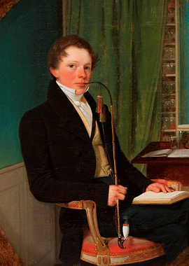 Portrait of a Man with Pipe