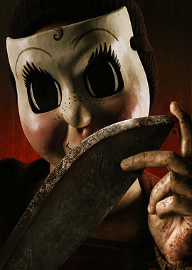 Creepy Mask with Machete