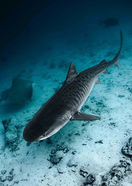 Tiger Shark Underwater