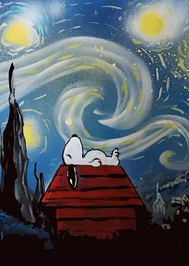 Snoopy's Starry Night