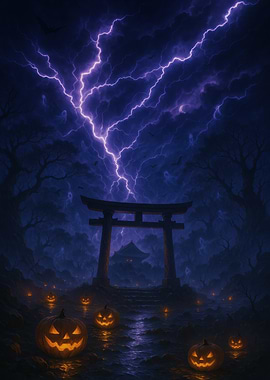 Halloween Night at the Torii Gate