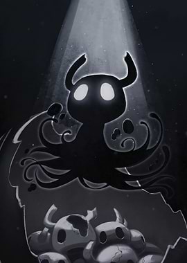 Hollow Knight Black Poster
