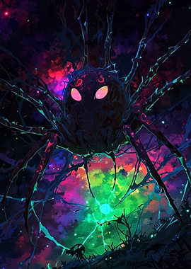Cosmic Spider Fantasy Art