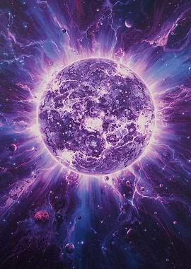 Cosmic Purple Energy Star