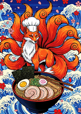 Nine-Tailed Fox Chef Ramen