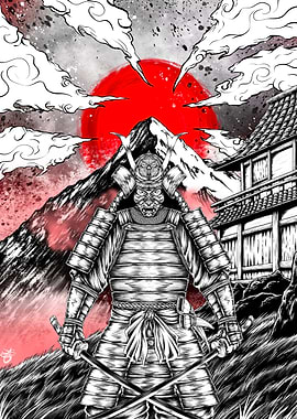 Samurai Warrior Mountain
