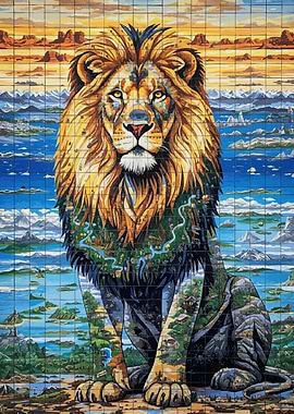 Lion Landscape Animal