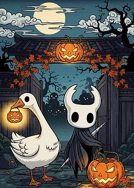 Hollow Knight Halloween Goose