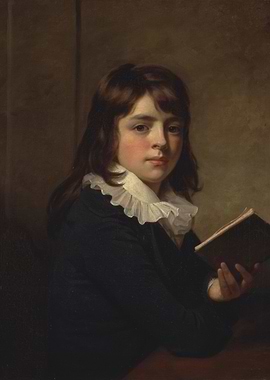 Portrait of a Boy with Book