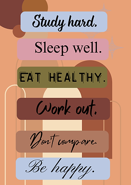 Motivational Affirmations Poster