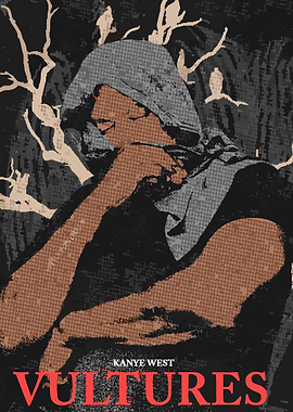 Kanye West Vultures Album Cover Art