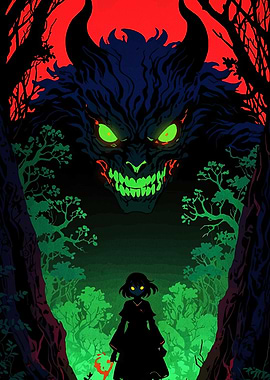 Forest Encounter with a Demon