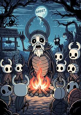Hollow Knight Storytelling Campfire Scene