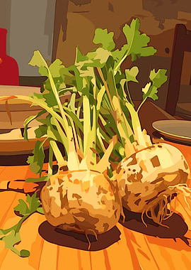 Celeriac Still Life