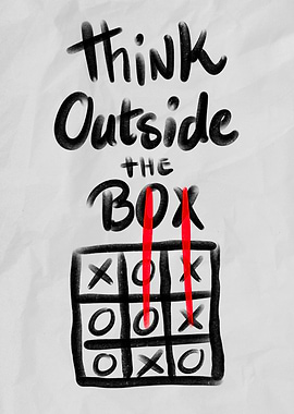 Think Outside the Box Tic-Tac-Toe