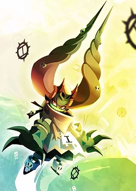 Dofus: Villain with Horns and Skulls