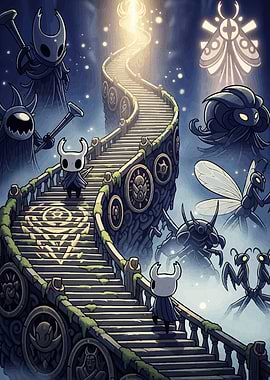 Hollow Knight Stairway Light