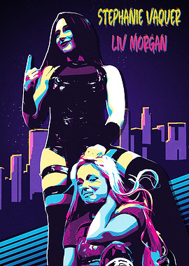 Stephanie Vaquer and Liv Morgan Artwork