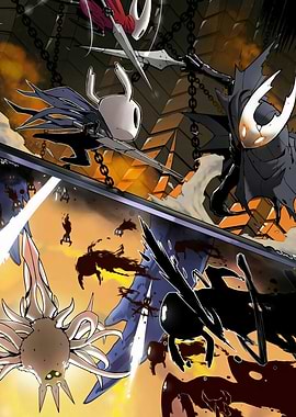 Hollow Knight Battle Poster