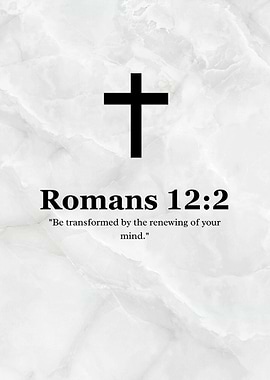 Romans 12:2 Bible Verse Scripture Art
