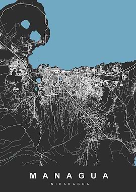 Managua, Nicaragua City Map