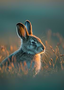 Hare in Golden Light
