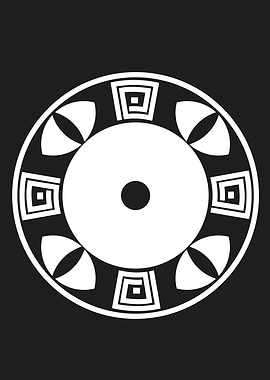 Cosmic Sun Wheel Mandala